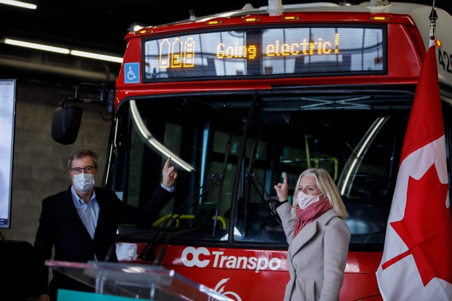 קנדה תשקיע 2.17 מיליארד דולר באוטובוסים חשמליים ובתשתיות טעינה
