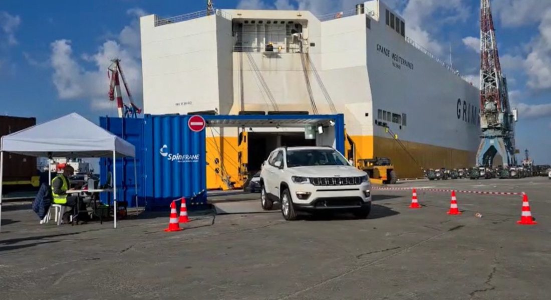 Spinframe הישראלית תבדוק את המכוניות שמיובאות לישראל דרך נמל אשדוד
